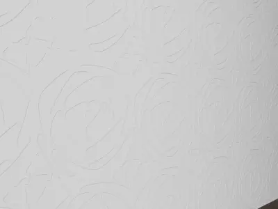 3D panels Peony 3D model
