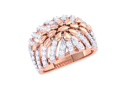   Women Ring MTL 3dm STL OBJ FBX Details 3D print model 6