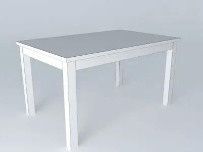 Table DOORS HSTO 140 BRW Milano Oak 3D model