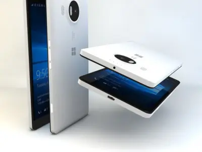 Microsoft Lumia 950 Xl Low-poly 3D model