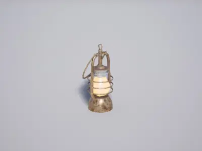 Military Lamp Low-poly 3D model purchase