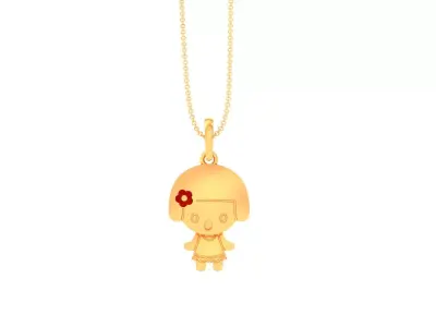 Kids Pendant - 68 3D print model