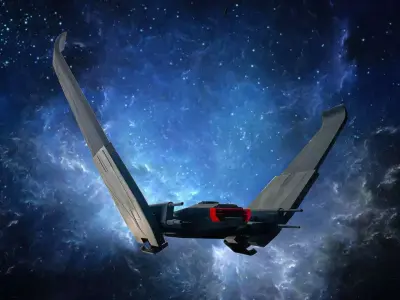 Kylo Ren Command Shuttle 3D print model