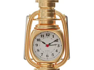 lantern table clock 3D model