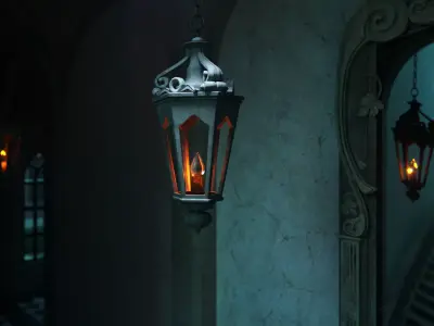 Stone Lantern  3D model
