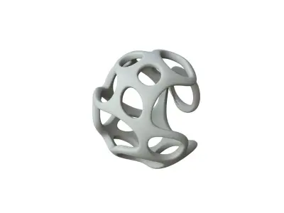 SciFi Cube Object No 27659 Low Poly Shape Texture