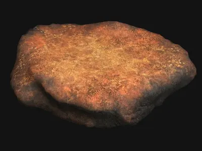 Rock 07 - Dust 1 Low-poly 3D model