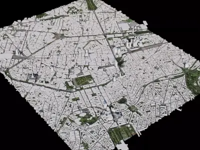 Bruxelles - Belgium 3D model