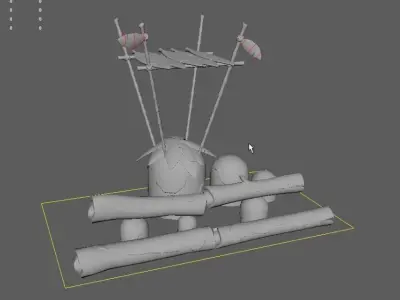 Tropical seatings 3D model