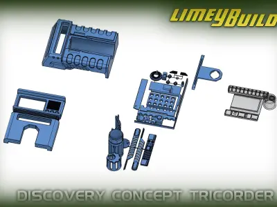 ST Discovery Concept Tricorder 3D print model
