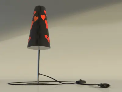 LAMP BEDSIDE-Betty Boop 3D model