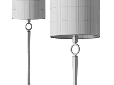 Easton Forged Iron Floor Lamp 3D model