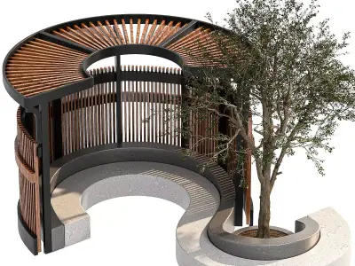 Arbors and Pergola 3D model