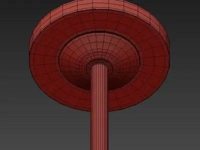 COLUMBIA two spheres hanging from ceiling 3D model