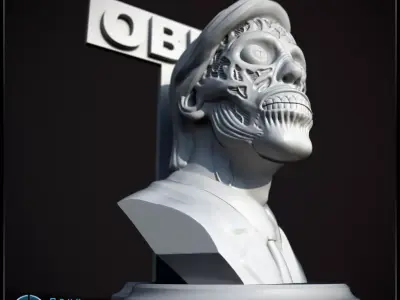 They Live Bust Pose 2 - 3D print model