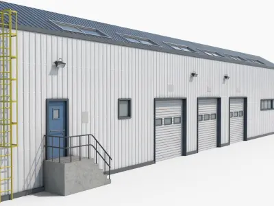  Industrial Buildings And Props Collection 