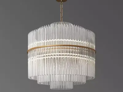 Nocturne Modern Art Chandelier Lampatron 3D model