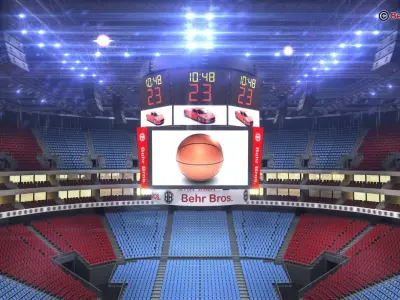 Basketball Arena V2 3D model