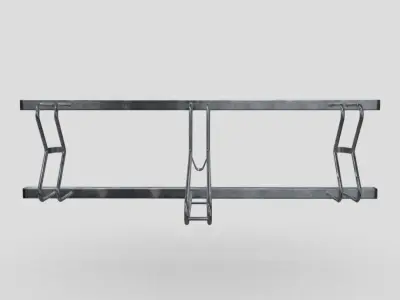 Bicycle Stand 6 Low-poly 3D model