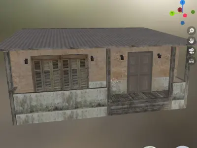 house building 3 Low-poly 3D model