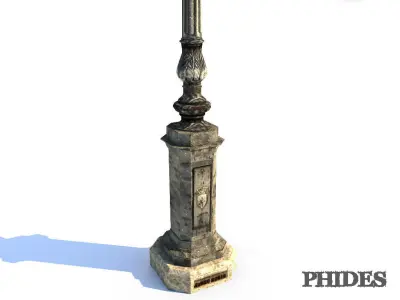 Street Light Low-poly 3D model