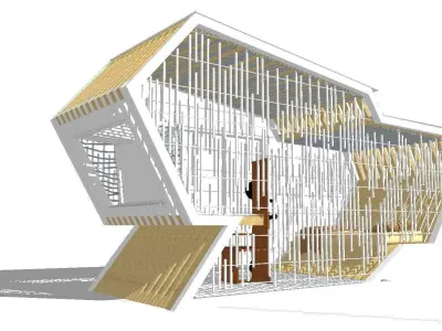 Creative Design-Holiday Cabin-017 3D model