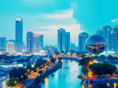 HDRI Night - Reimagined Ho Chi Minh City - V5 3D model