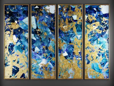 Collection of Picture Frames - 20 sets 3D Model Pack 13