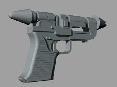 RK-3 Imperial hand blaster of Thrawnaccurate 3d print model 3D print model