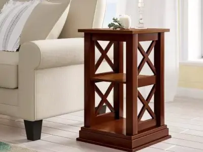 Rossitano End Side Nightstand Table 3D model