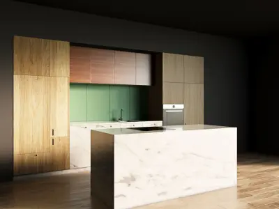 9-Kitchen9 texture 1 3D model