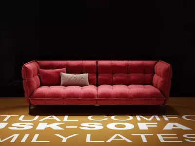 Husk Sofa HS261 3D model