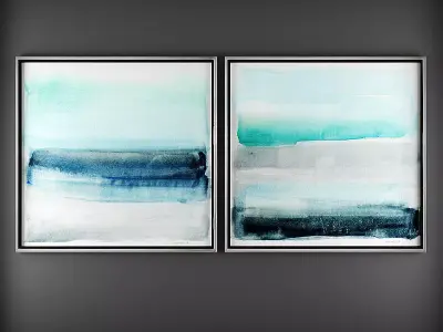 Picture Frames Low-poly 3D model