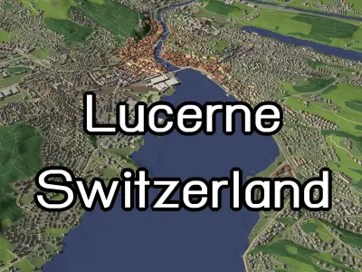 Switzerland - city and urban 3D Model Pack