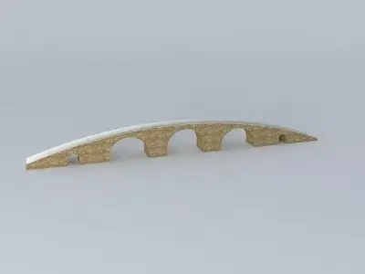 Roman bridge in El Ejido Free 3D model