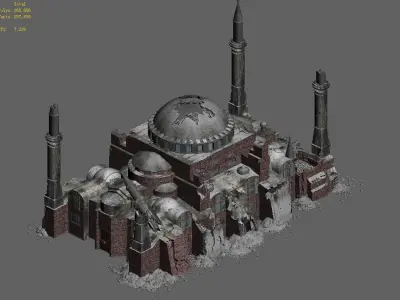 War-city-scars 08 3D model