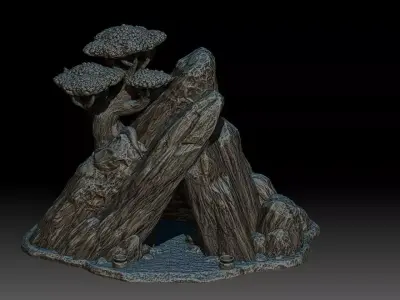 Cave 3d print 3D print model