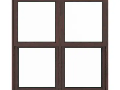 Wooden Window 15 3D model