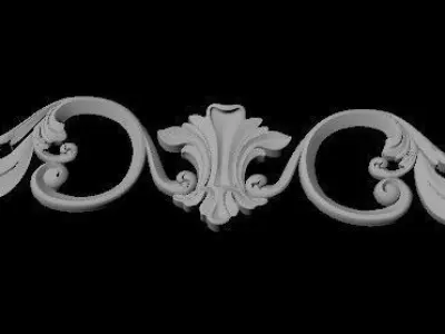 dekor ornament 3D model 138