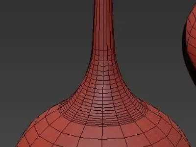 Suspension Blanche Chambre 3D model