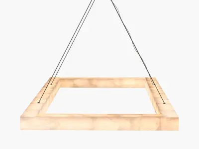Rivage Rectangular Chandelier 72in 3D model