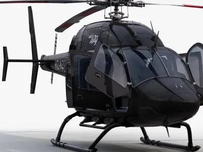  Bell 429 Black Helicopter 