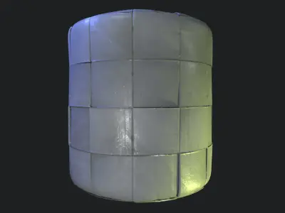 Stylized Floor Tiles Material 02 Texture