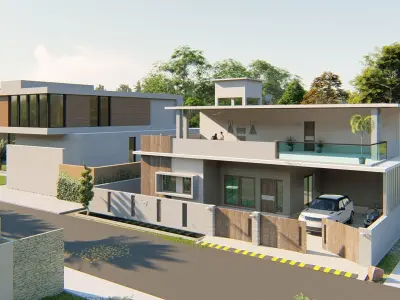 House Exterior Free 3D model