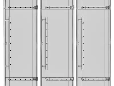  Glass door Harvia Legend 3D model