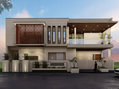 Residential Bungalow  3D model