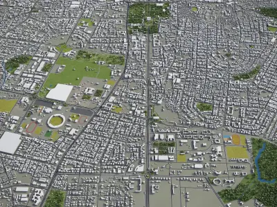 Jaipur Low-poly 3D model