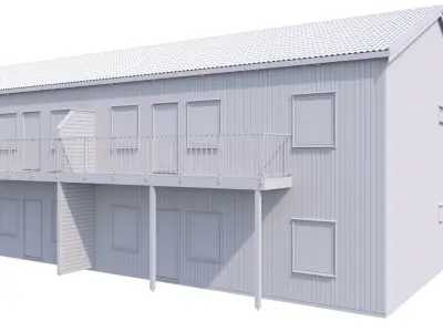 Apartment House Complex 3D model