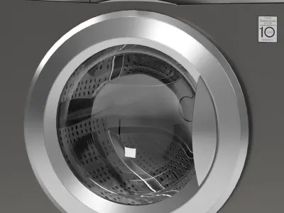 LG Washing machine F4J3TMG5P 3D model