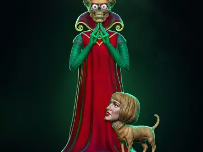 Mars Attacks 3D print model